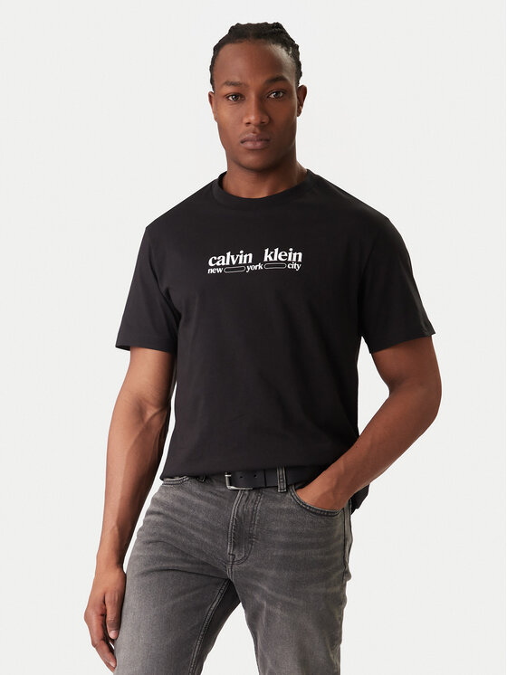 

Футболка regular fit NYC Graphic LV14RE831G Calvin Klein Jeans, черный