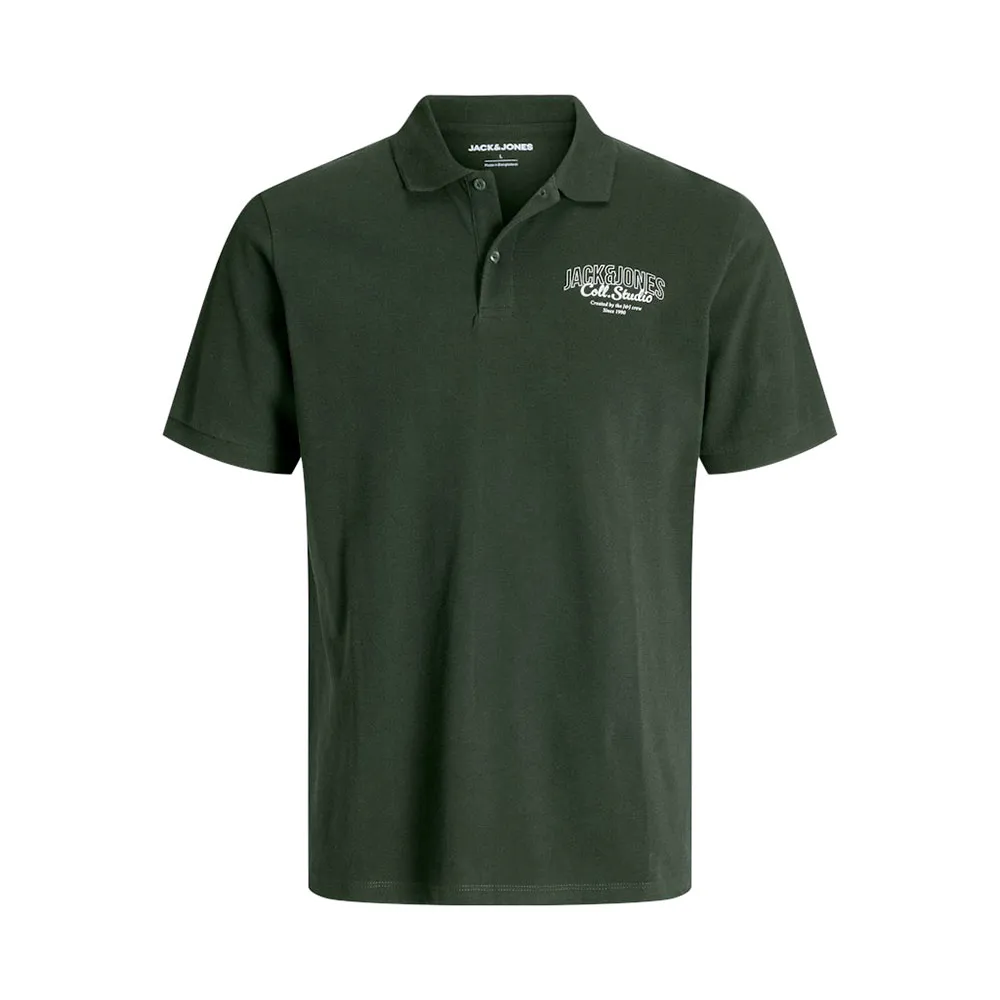 

Поло с коротким рукавом Jack & Jones Makoto, зеленый