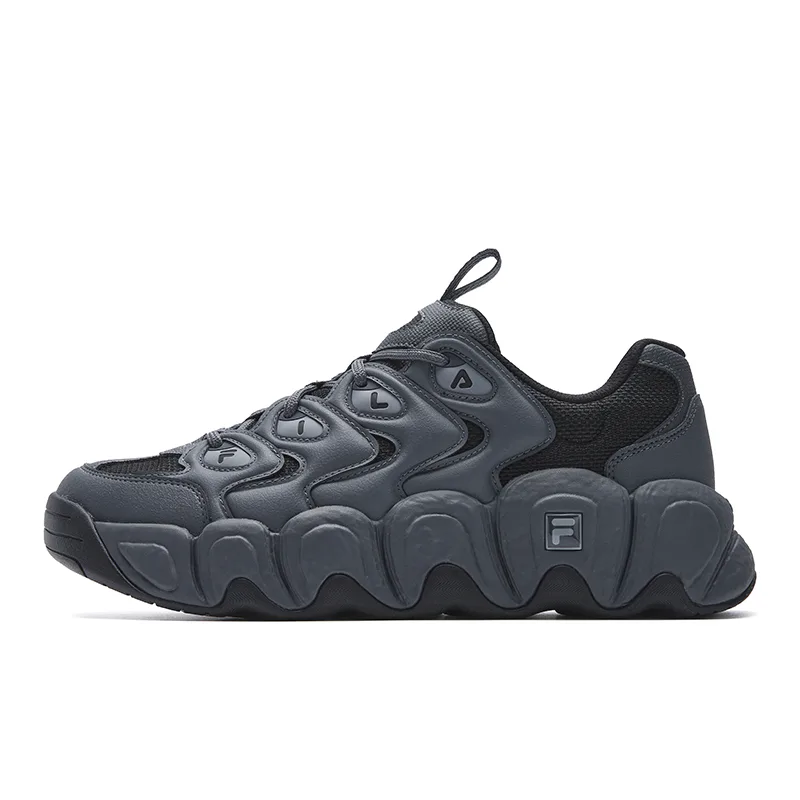 FILA Кроссовки мужские CROISSANT 1S с амортизацией, износостойкие, легкие, на низкой подошве, цвет shadow black gray