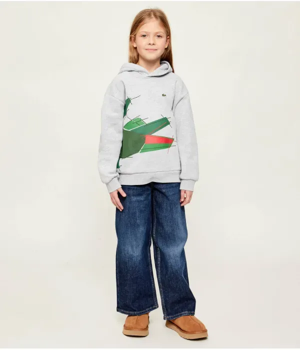 Толстовка regular fit Lacoste, серый — фото 2