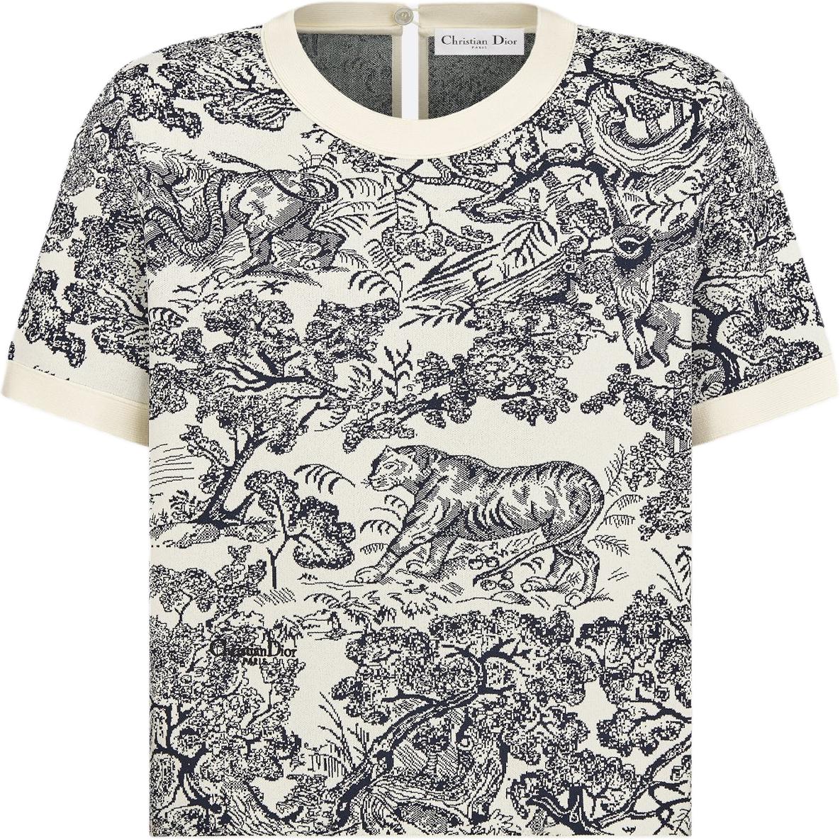 

Футболка Regular T Shirt женская DIOR, темно-синий