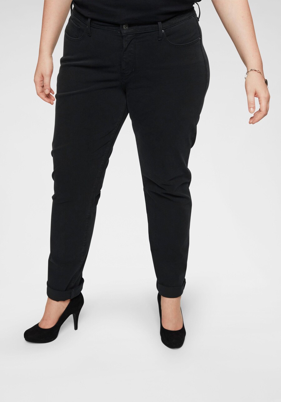 Джинсы скинни Levi's Plus Skinny Jeans, черный деним — фото 2