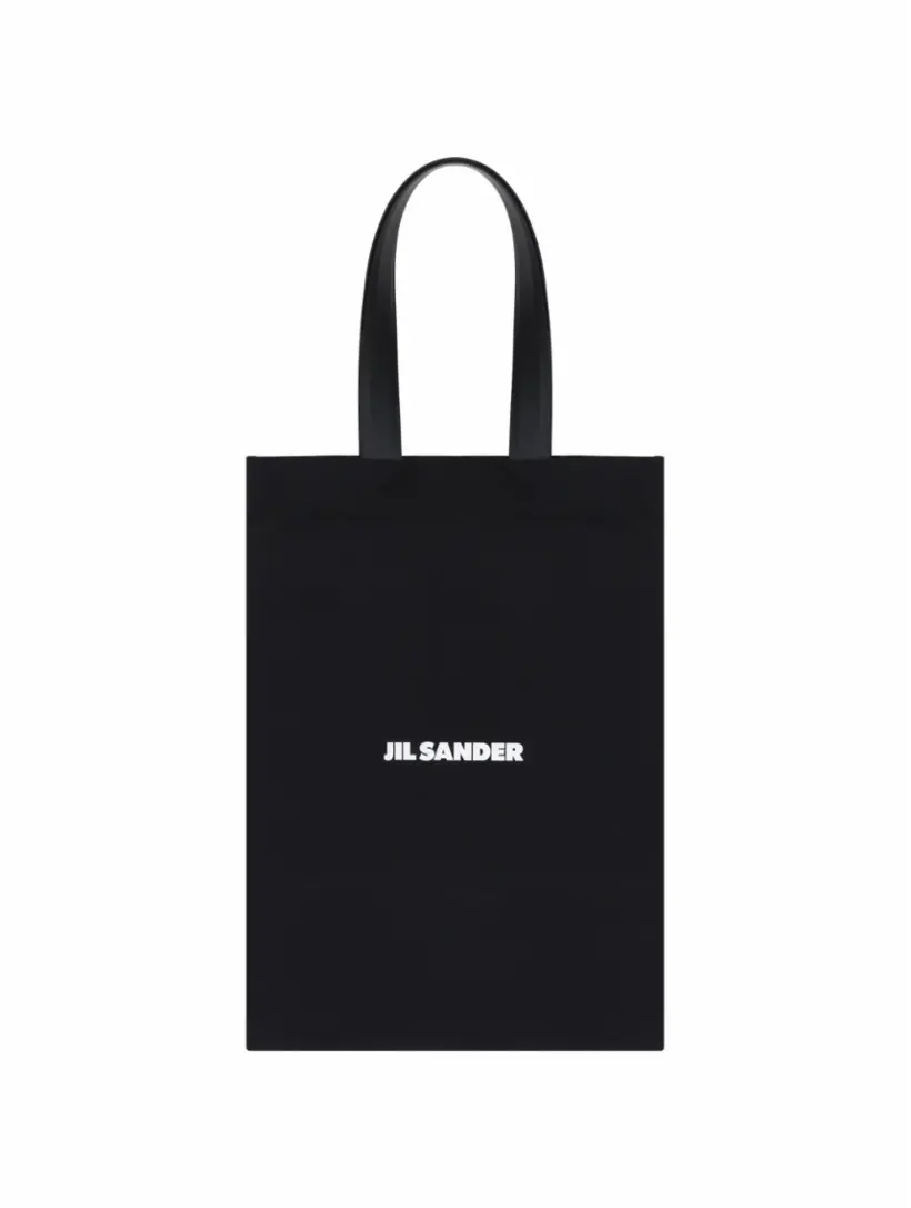 

Сумка-шоппер с логотипом Jil Sander, черный