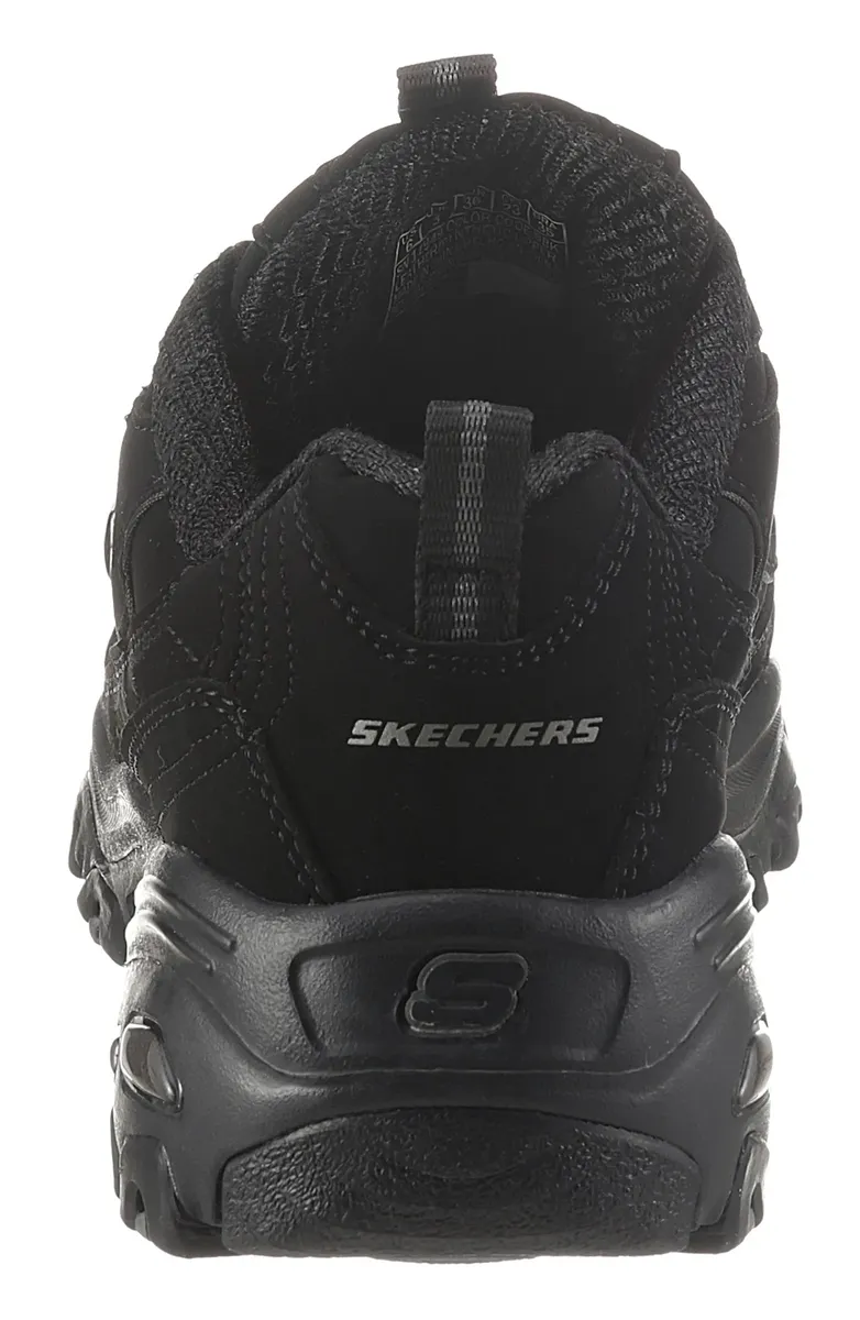 Кроссовки Skechers "D'LITES PLAY ON", с пеной с эффектом памяти с воздушным охлаждением, повседневная обувь, полуботинки, туфли на шнуровке, черный — фото 2