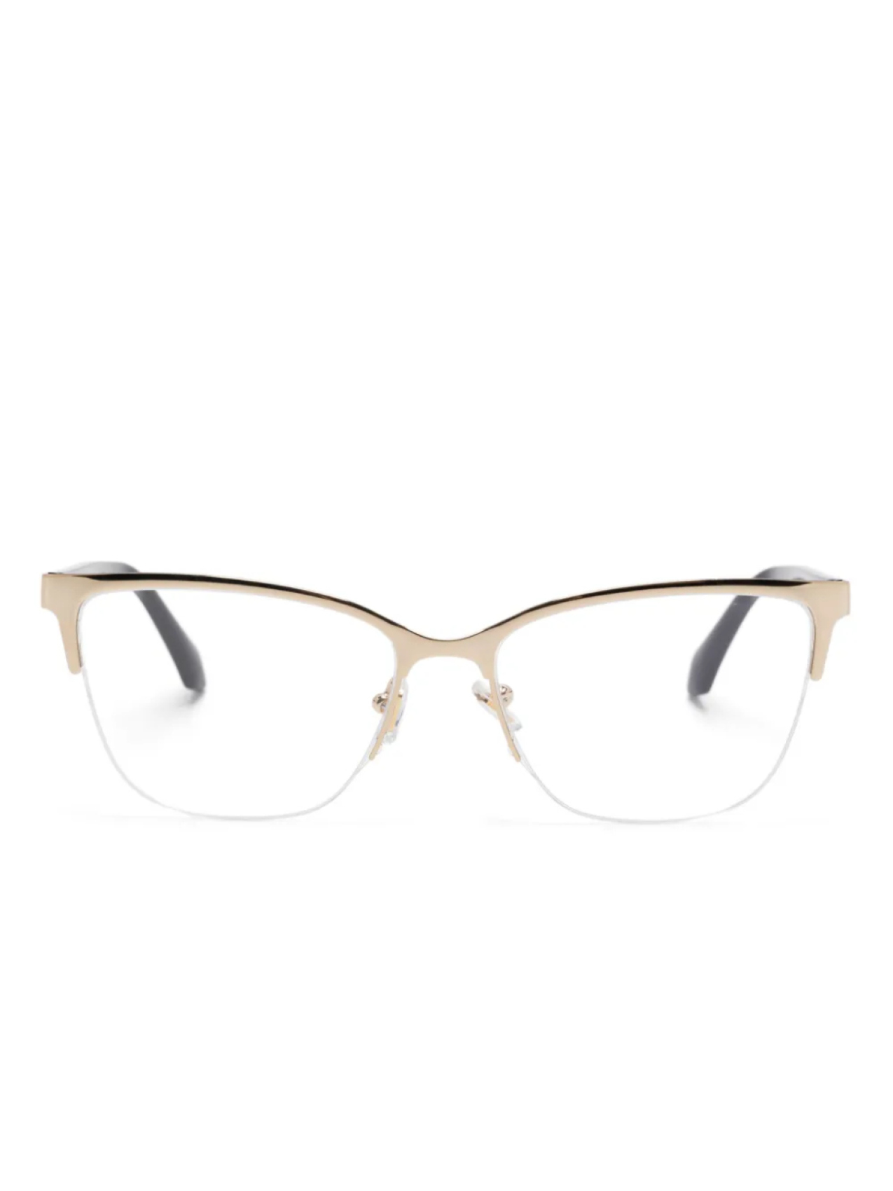 

Очки в оправе 'кошачий глаз' Versace Eyewear, золотой