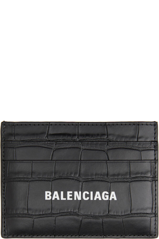 

Черный держатель для наличных карт Balenciaga