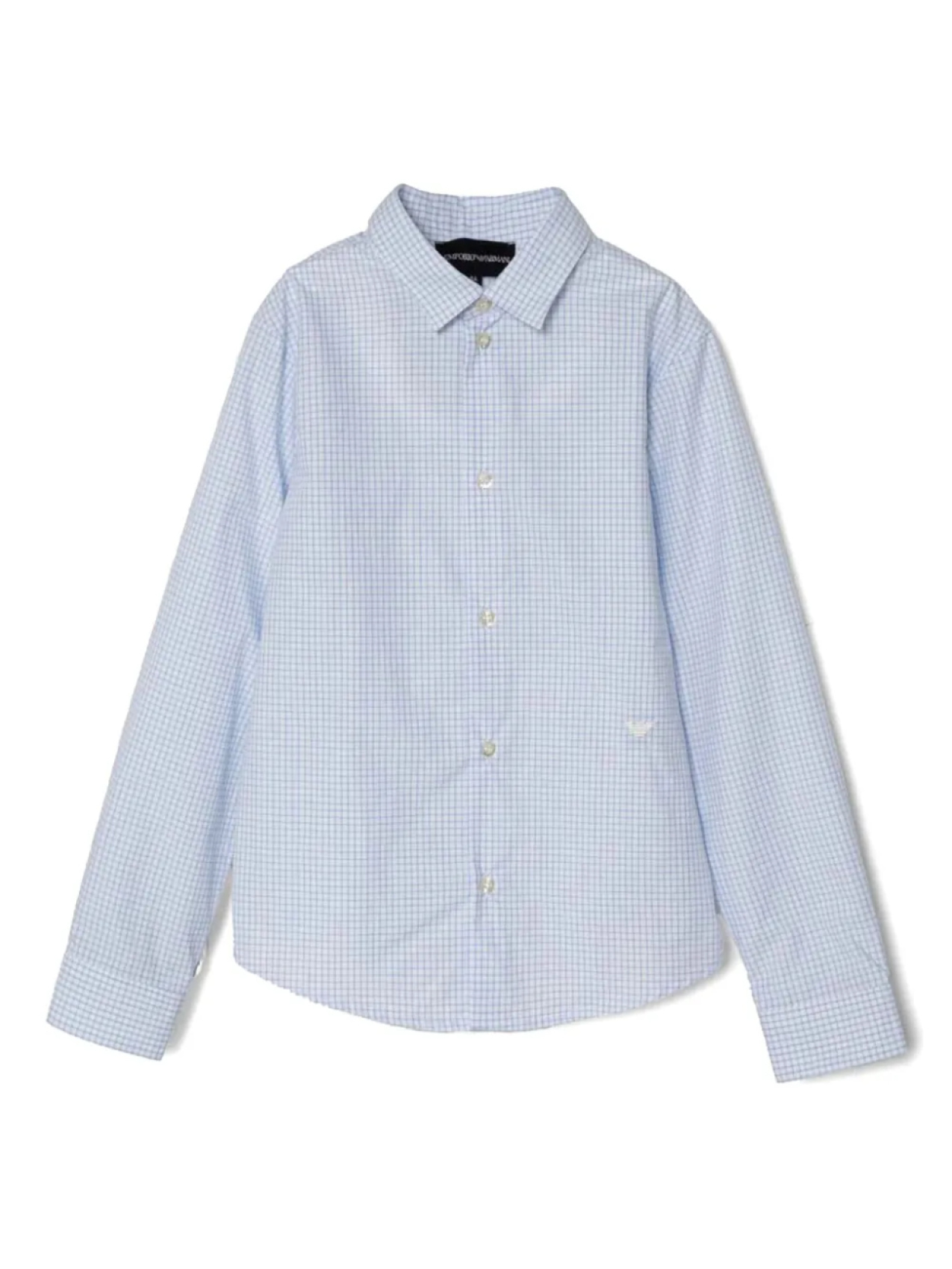 

Рубашка из хлопка Emporio Armani Kids, синий