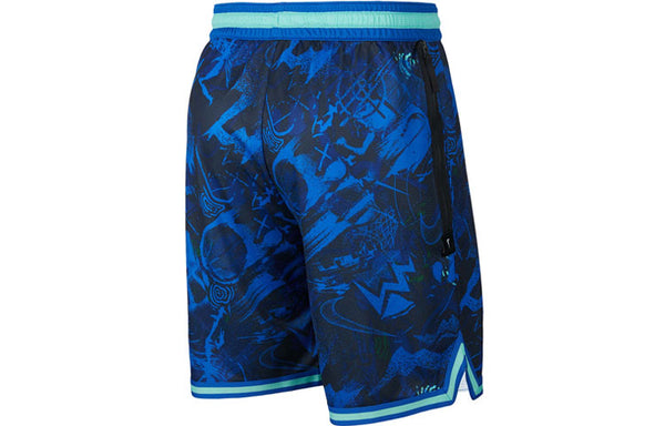Шорты men's dallas mavericks quick dry knit breathable sports basketball shorts blue Nike, синий — фото 2