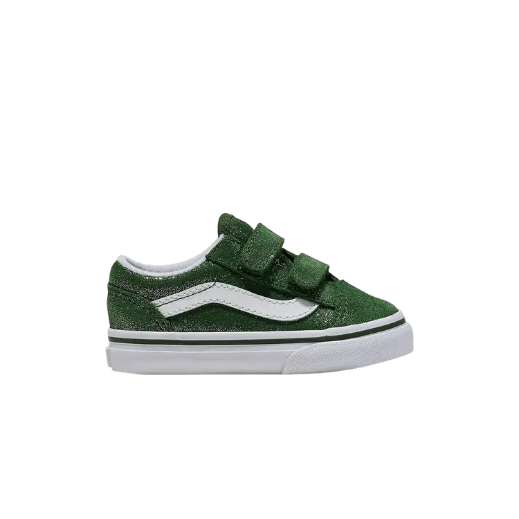 

Кроссовки Vans Old Skool V Toddler Tinsel Suede Green, зеленый