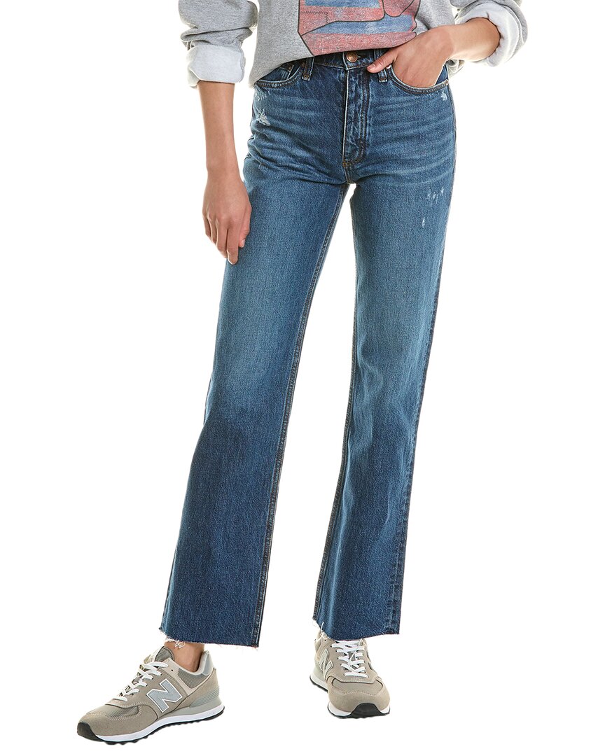 

Джинсы прямого покроя rag & bone Alex с высокой посадкой, синий