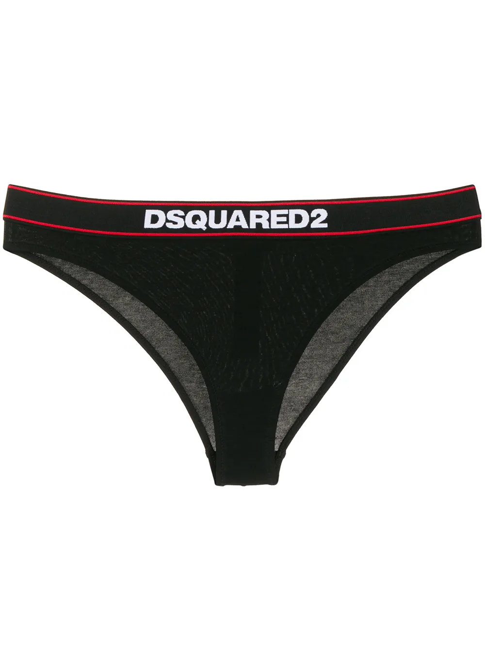 

Трусы-брифы с логотипом DSQUARED2, черный