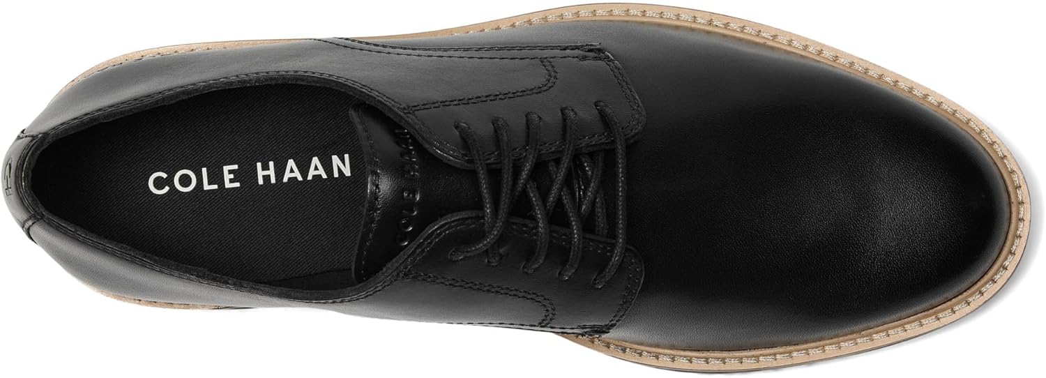Мужские оксфорды Cole Haan Morse Grand с простым носком, черный — фото 2