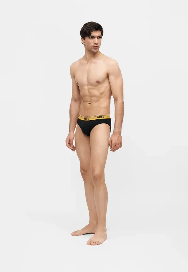Трусы Boss, модель Power 3 pack briefs, черный