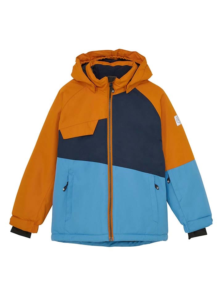 

Лыжная куртка Color Kids Ski-/ Snowboardjacke, цвет Orange/Blau/Hellblau
