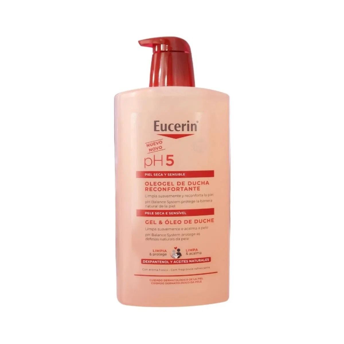 Гель для душа и масло для ванны Eucerin Ph5, 1000 мл Eucerin