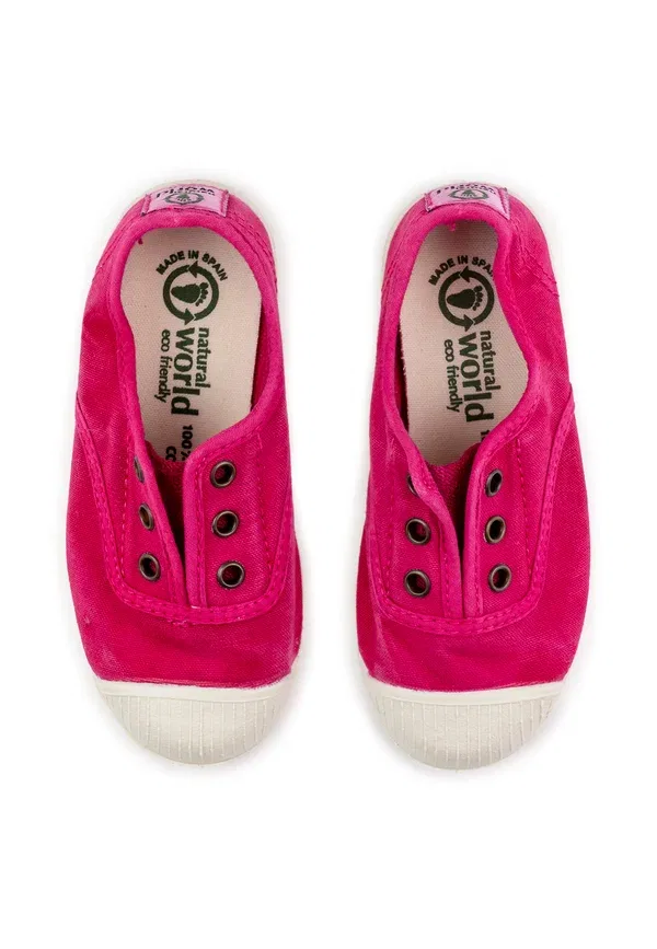 Слипоны World ingles slip ons Natural World, фуксия — фото 3