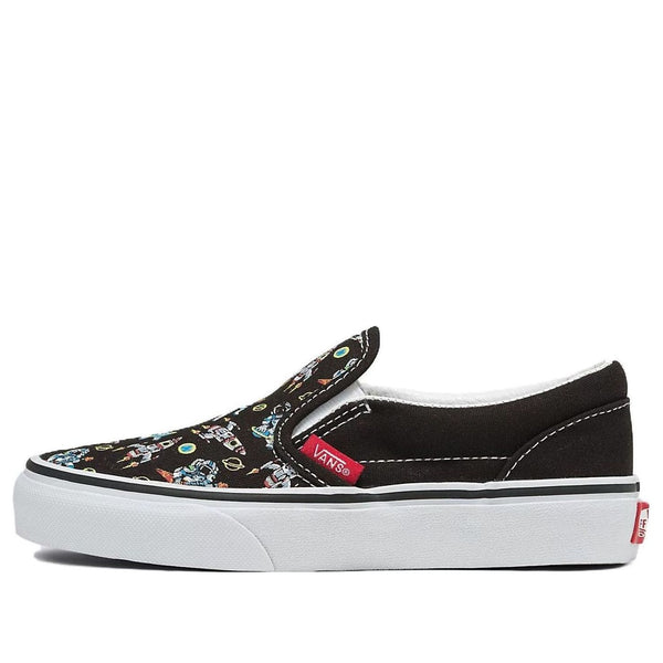 

Кроссовки classic slip-on garden party 'white' Vans, белый