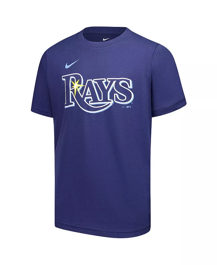 Футболка Tampa Bay Rays с именем и номером Caminero для подростков, цвет Navy Nike — фото 2