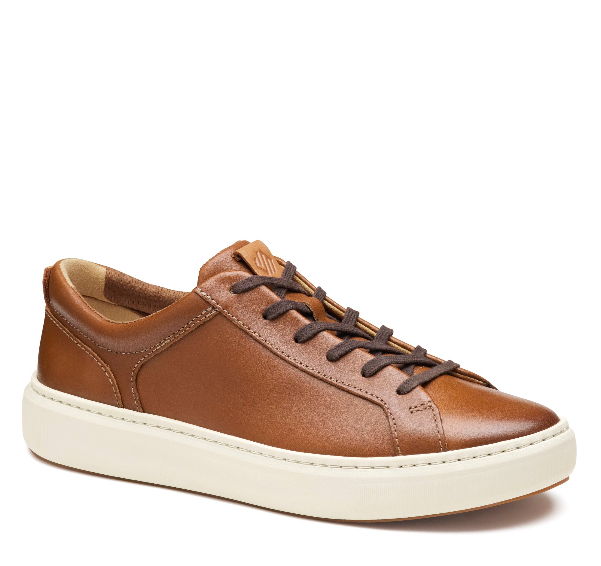 

Johnston & Murphy Мужские Mayhew Кроссовки со шнуровкой до мыска, Tan Full Grain