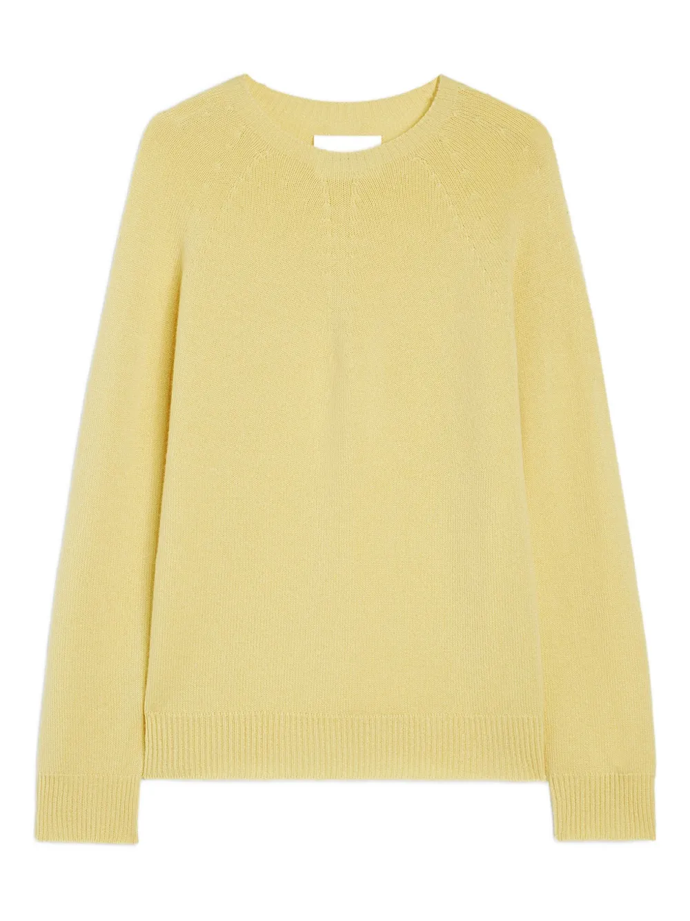 

Свитер с круглым вырезом Jil Sander, желтый