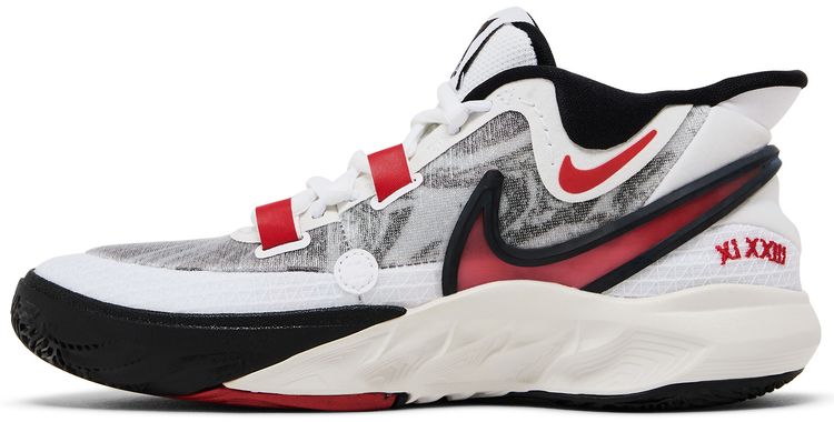 Кроссовки Nike Kyrie 8 GO GS 'White University Red', белый — фото 3