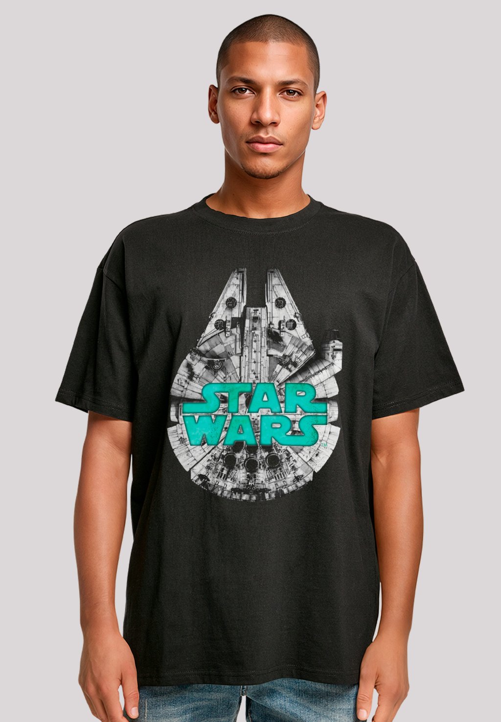 

Футболка с принтом STAR WARS MILLENNIUM F4NT4STIC, черный