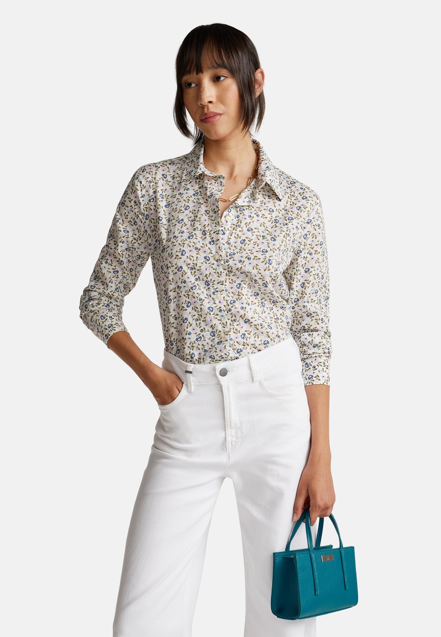 

Блуза United Colors of Benetton Button-down blouse, Cream/Off-White