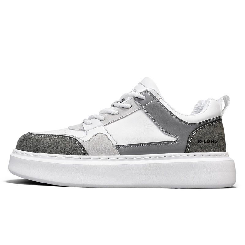 

Обувь для скейтбординга мужская KANGLONG, Smoke Gray White[Leather Shoe Size: Size 40 In This Model = Athletic Shoes 41]