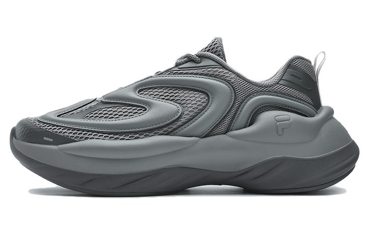 

FILA FUSION Мужские серые повседневные кроссовки BUZZARD с амортизацией и износостойкостью, цвет титановый серый/оловянный серый