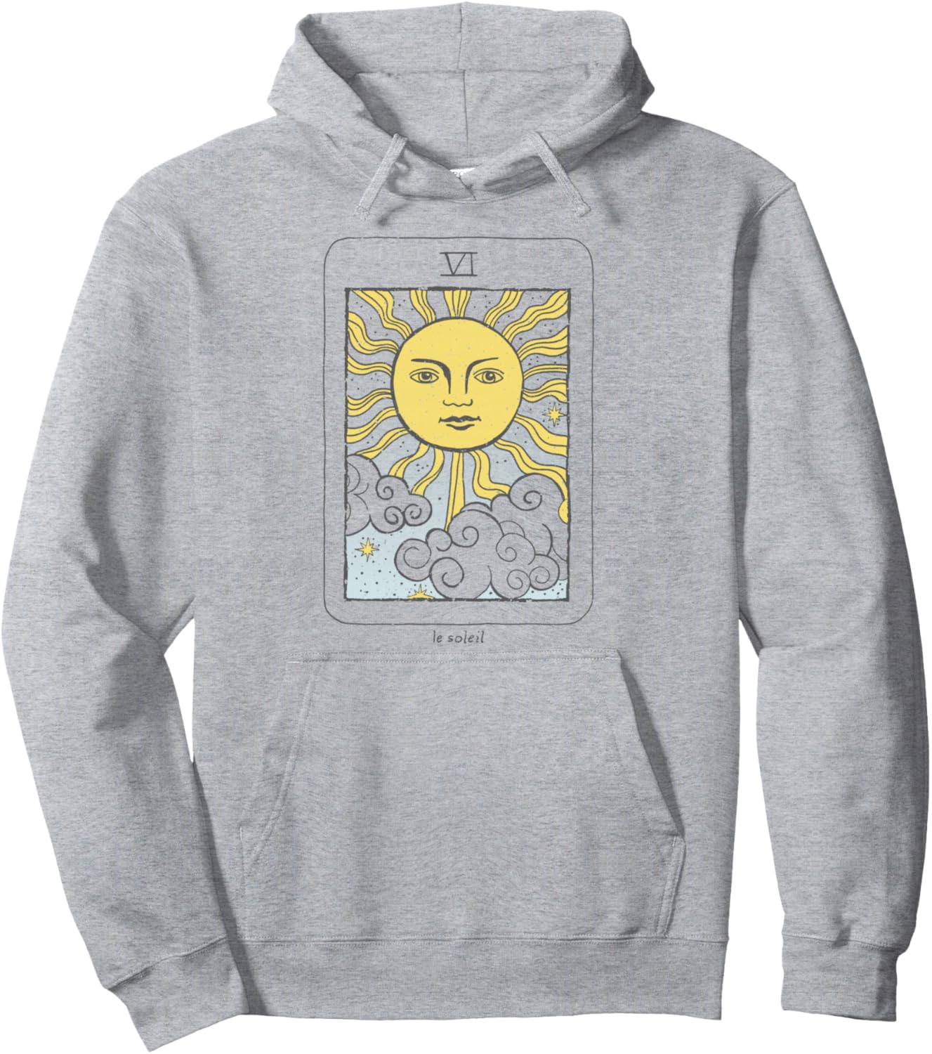

Модная толстовка Le Soleil Sun Clouds Tarot Card, серая Trendy Apparel, Серый, Модная толстовка Le Soleil Sun Clouds Tarot Card, серая Trendy Apparel