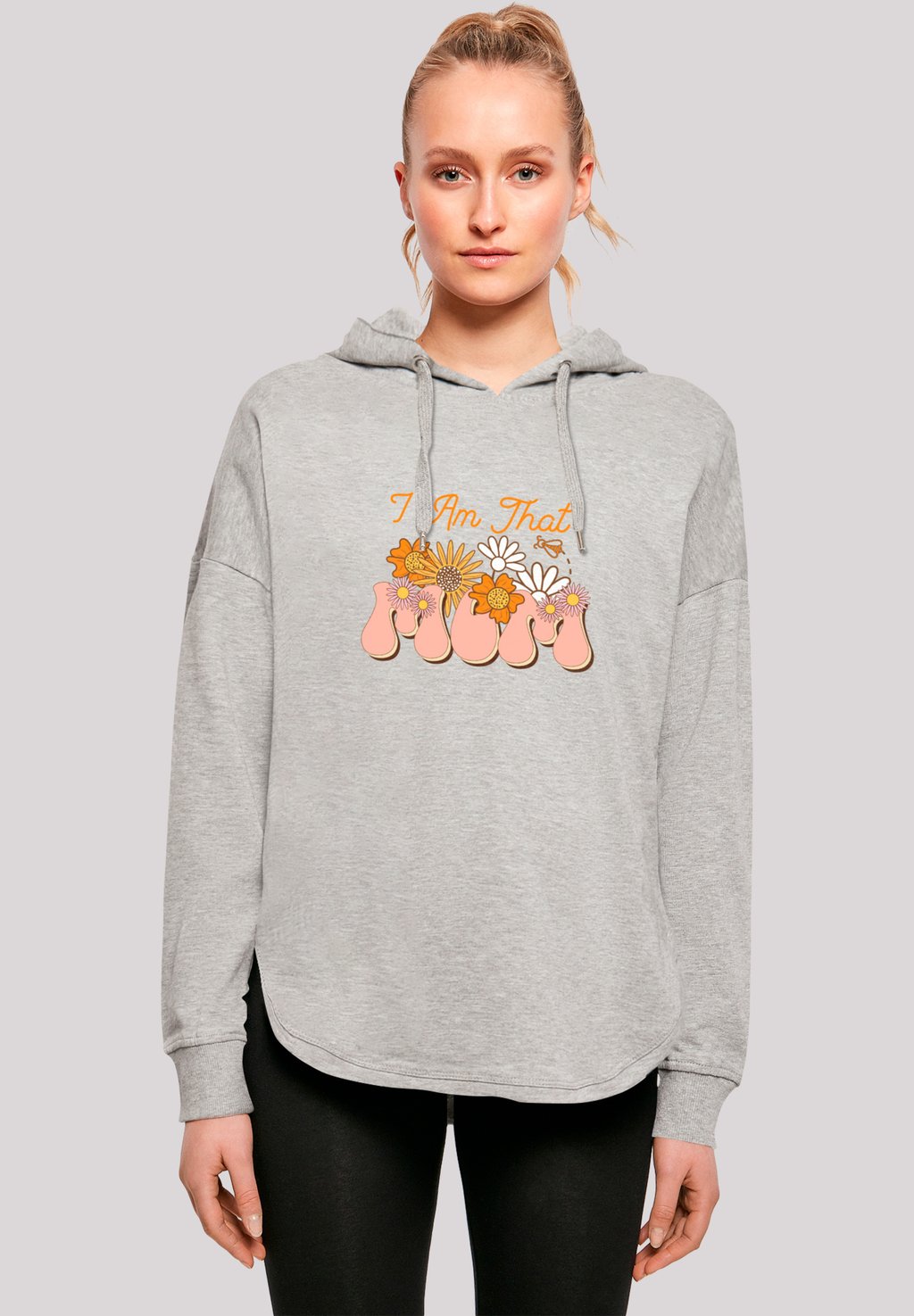 

Толстовка MUTTERTAG BLUMEN MAMA - Hoodie F4NT4STIC, серый