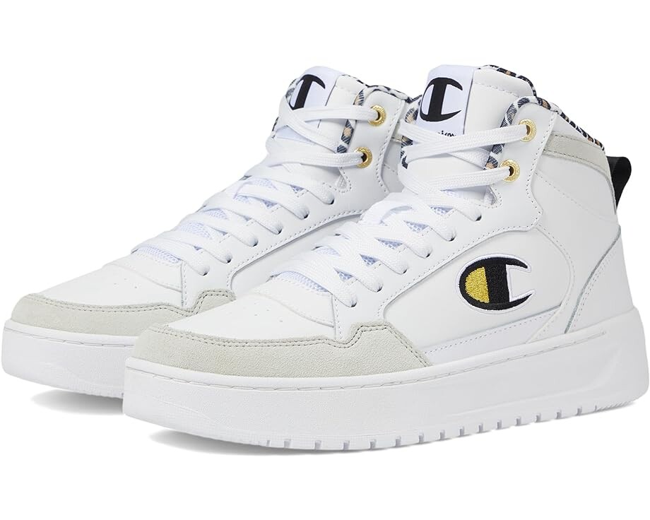 

Кроссовки Champion Drome Hi, цвет White/Gold/Cheetah