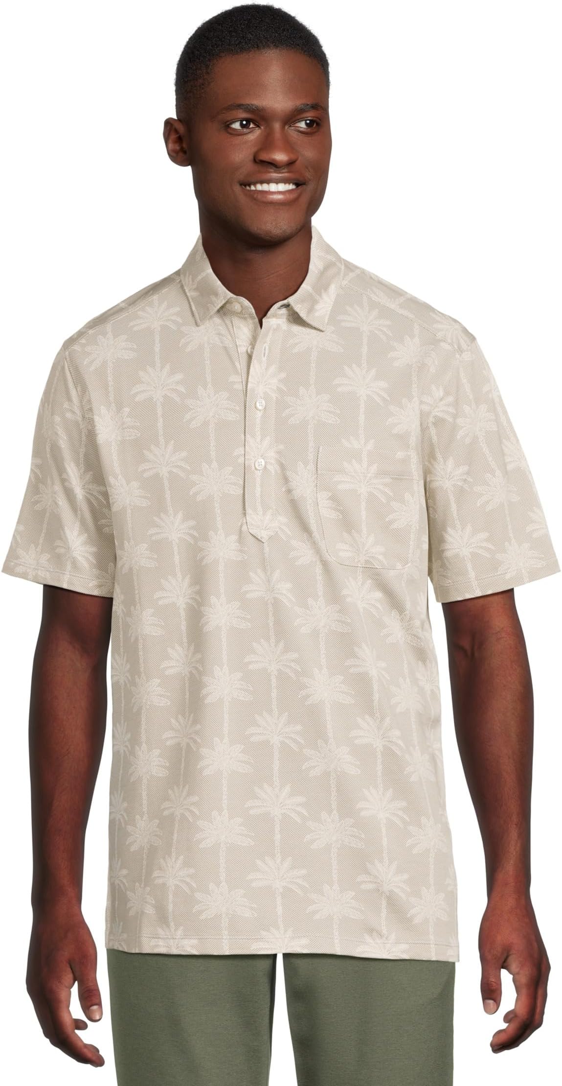 

Футболка Tommy Bahama San Lucio Palm Lane Polo, цвет Chinchilla