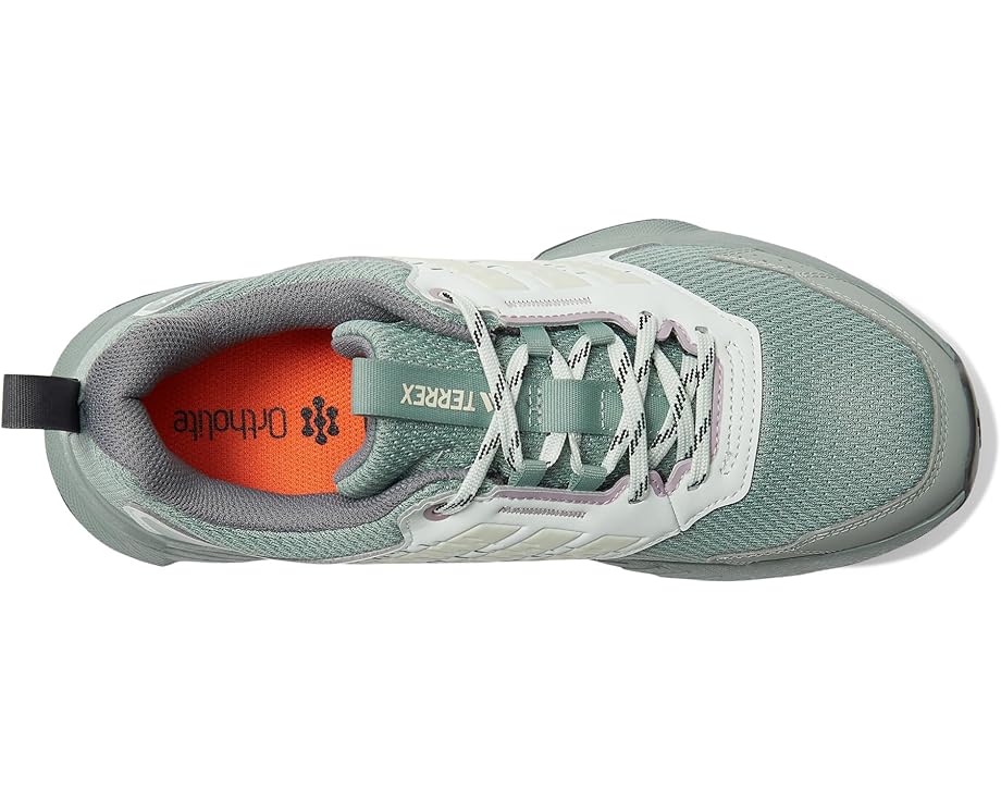Кроссовки adidas Outdoor Terrex Tracefinder 2 Trail Running Shoes, цвет Silver Green/Off White/Preloved Fig — фото 2