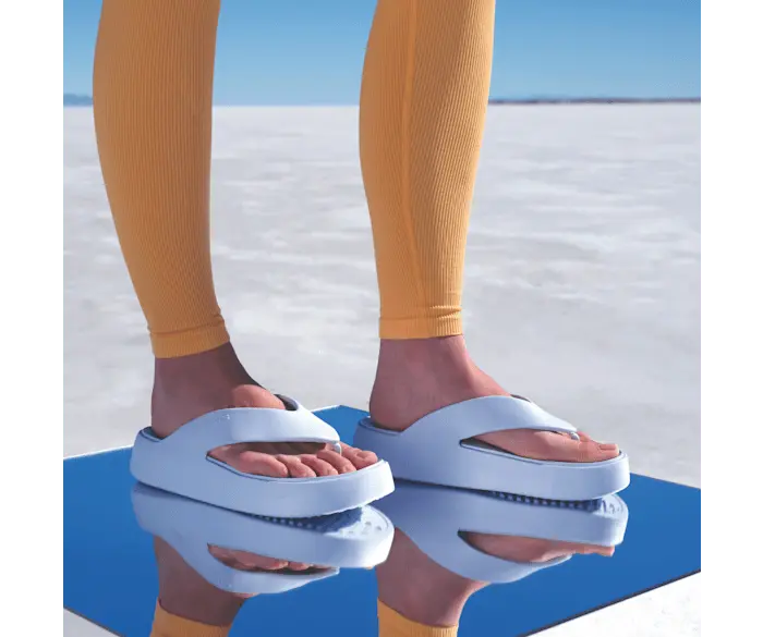 Шлепанцы на платформе Getaway Crocs женские, цвет Dreamscape — фото 4