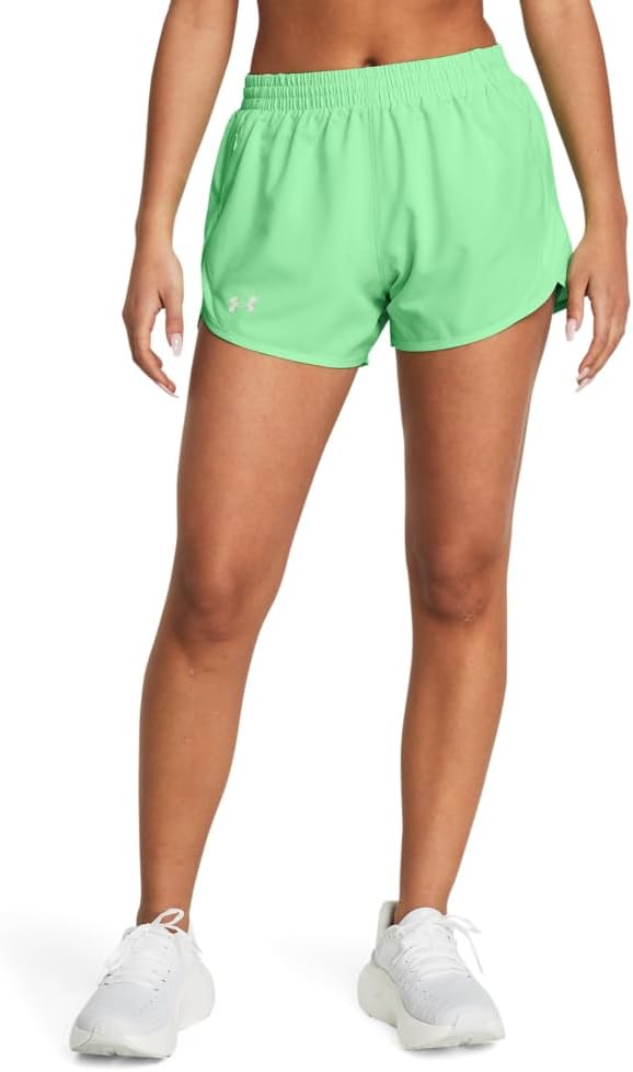 

Женские шорты Under Armour Fly by, (350) Matrix Green/Matrix Green/Reflective