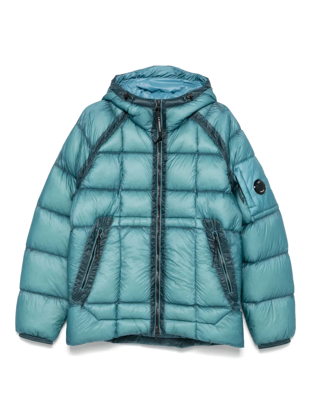 

Куртка с капюшоном и декором Lens C.P. Company, синий