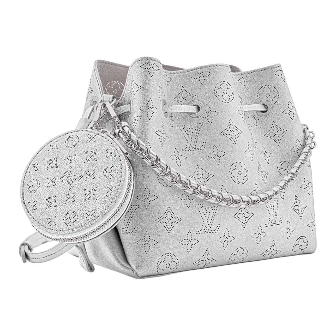 LOUIS VUITTON Сумка кроссбоди Bella Sheepskin, женская сумка через плечо Silver White — фото 2