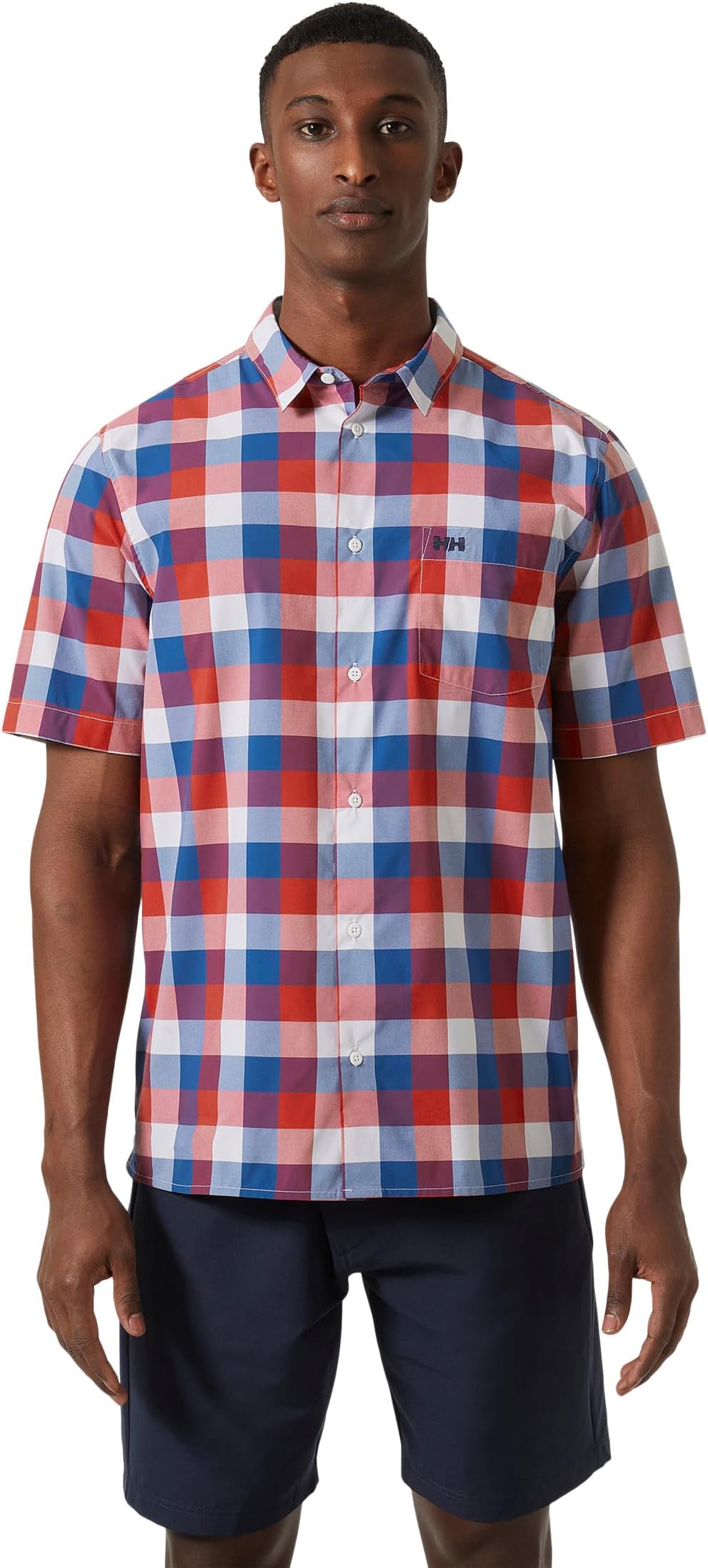 

Рубашка Helly Hansen Fjord Quick Dry Short Sleeve Shirt 2.0, красный