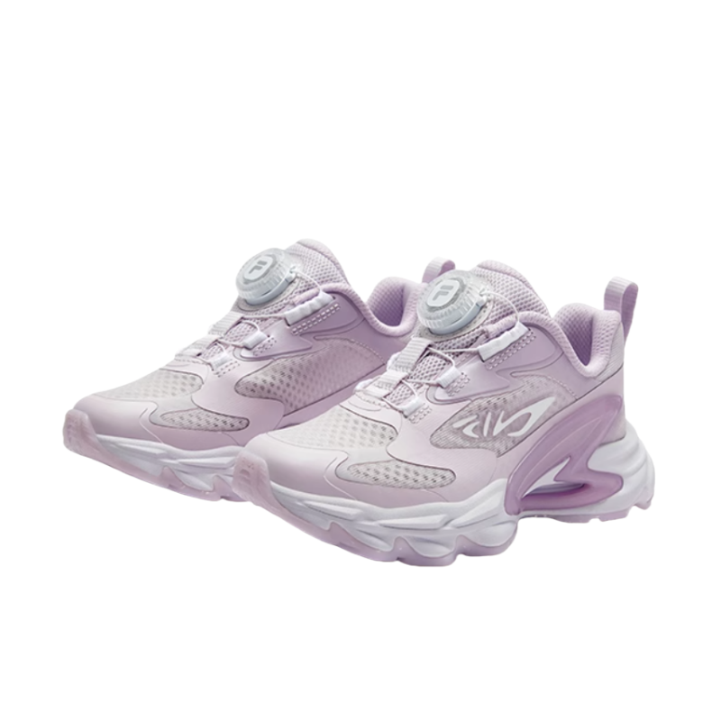 FILA KIDS Детские кроссовки Hummingbird 2 с противоскользящей подошвой, износостойкие, фиолетовые, для детей от 3 до 7 лет — фото 2