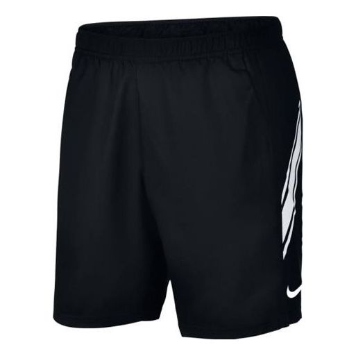 

Шорты court dri-fit 9 tennis shorts 'black white' Nike, черный