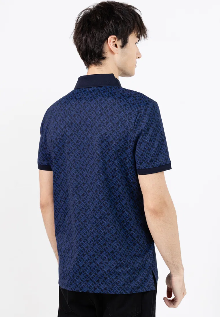 Поло Monogram Regular, Th Mainline Tommy Hilfiger, цвет Desert Sky — фото 2
