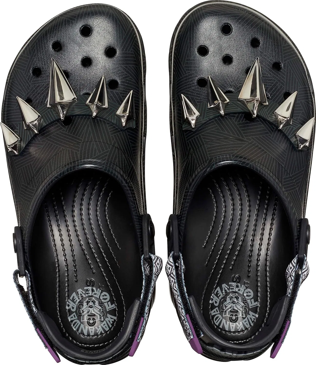 Мужские сабо Crocs с изображениями супергероев Marvel: Человек-паук, Черная пантера и Капитан Америка, деревянные сабо — фото 4