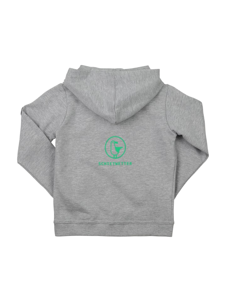 Пуловер с капюшоном SCHIETWETTER Kinder Kapuzenjacke Anouk, цвет grey-green — фото 2