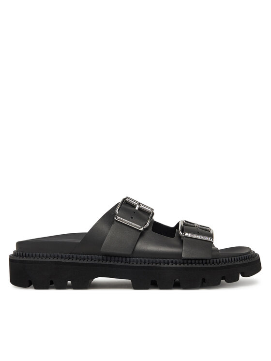 Мюли Double Strap Sandal EN0EN02753 Tommy Jeans, черный