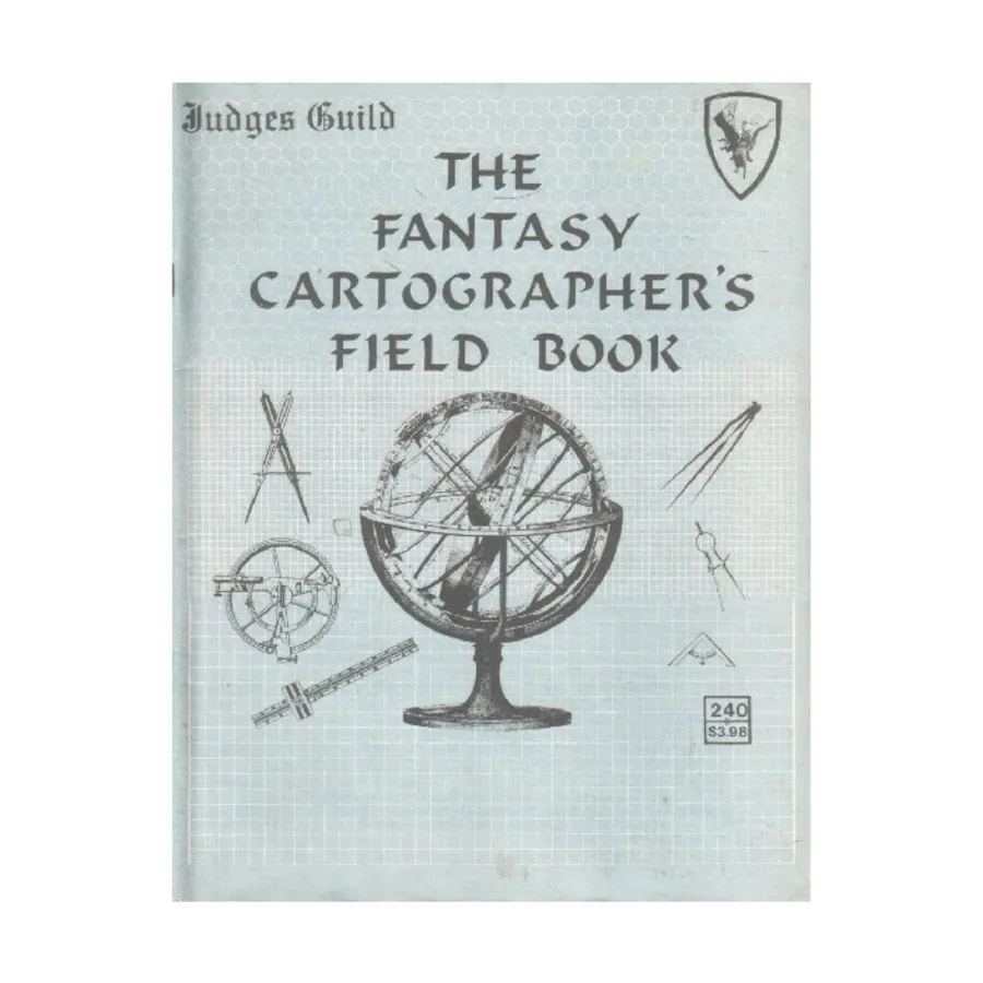 

Fantasy Cartographer's Field Book (1st Printing), Dungeons & Dragons Fantasy Supplements - Maps (Judges Guild), мягкая обложка