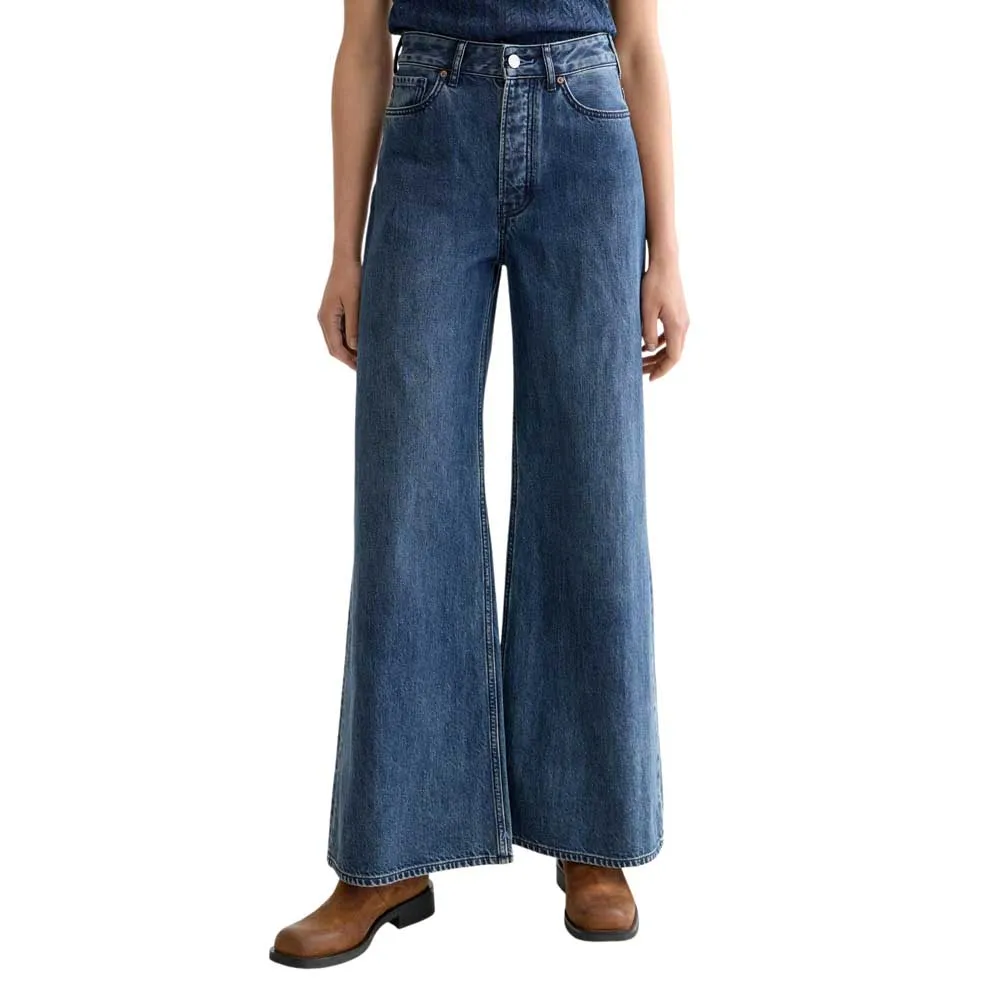 

Джинсы Scotch & Soda The Wave Wide Leg Fit jeans, синий