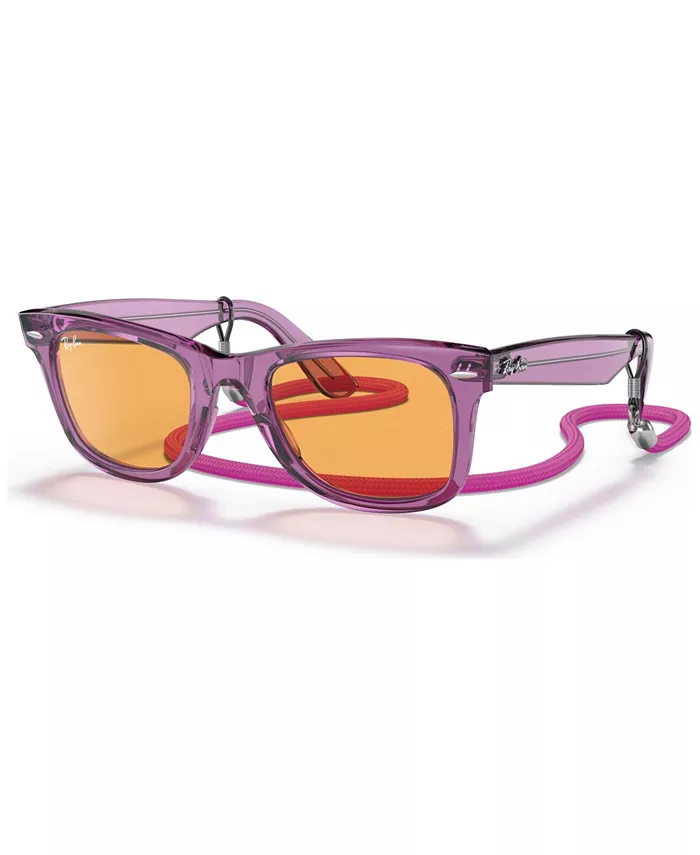 

Унисекс-солнцезащитные очки, RB2140 WAYFARER Ray-Ban, фиолетовый