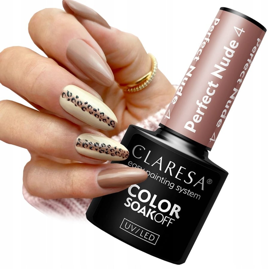 

Claresa Perfect Nude 4 Hybrid Nail Polish Cool Brown Hybrid 5 мл Puderek