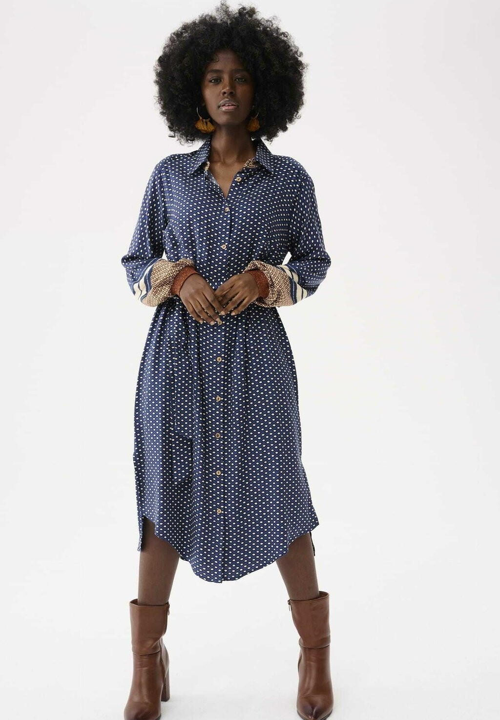 

Платье повседневное NIBATI blue shadow, цвет blue